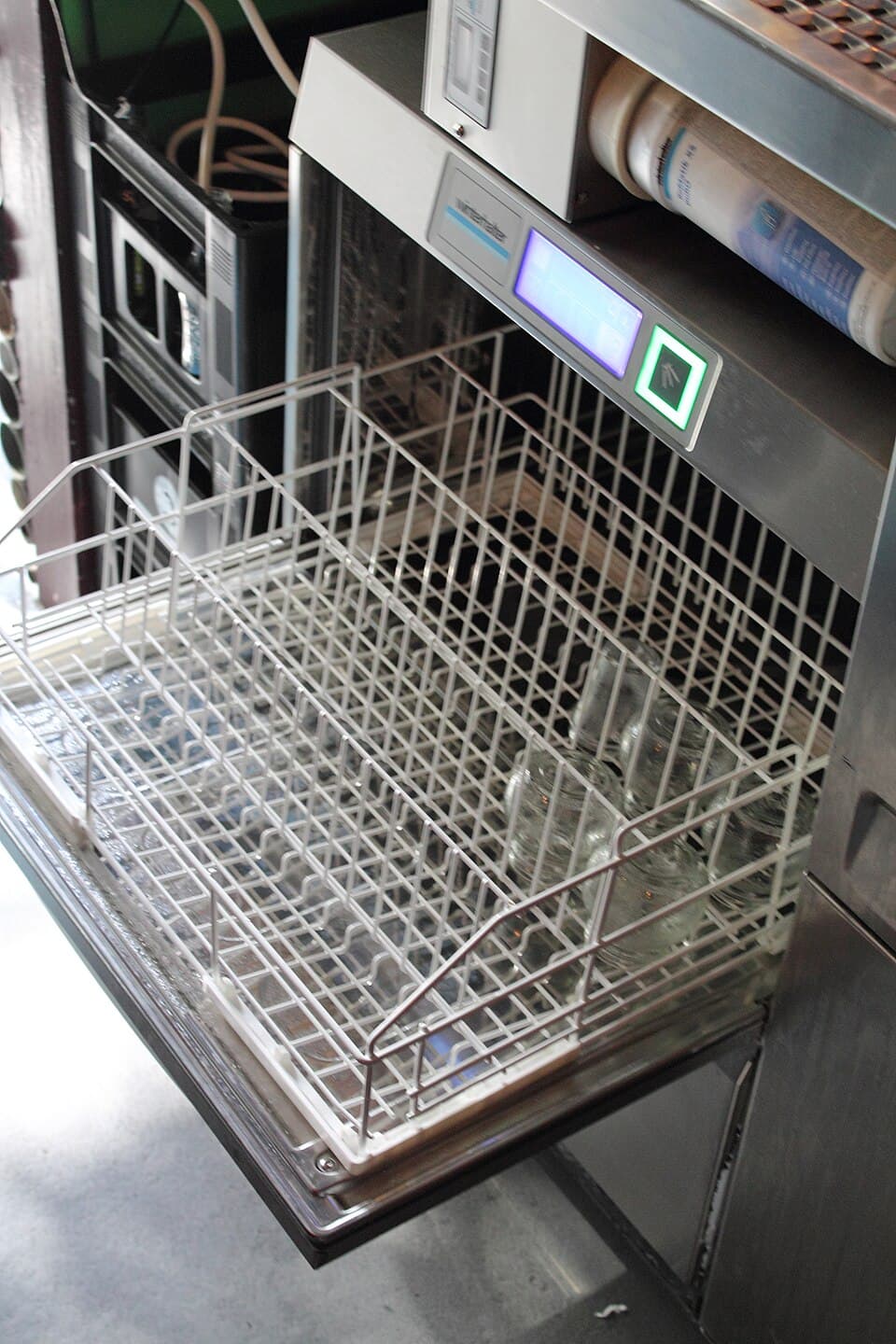 Stainless steel commercial prep sink and bench